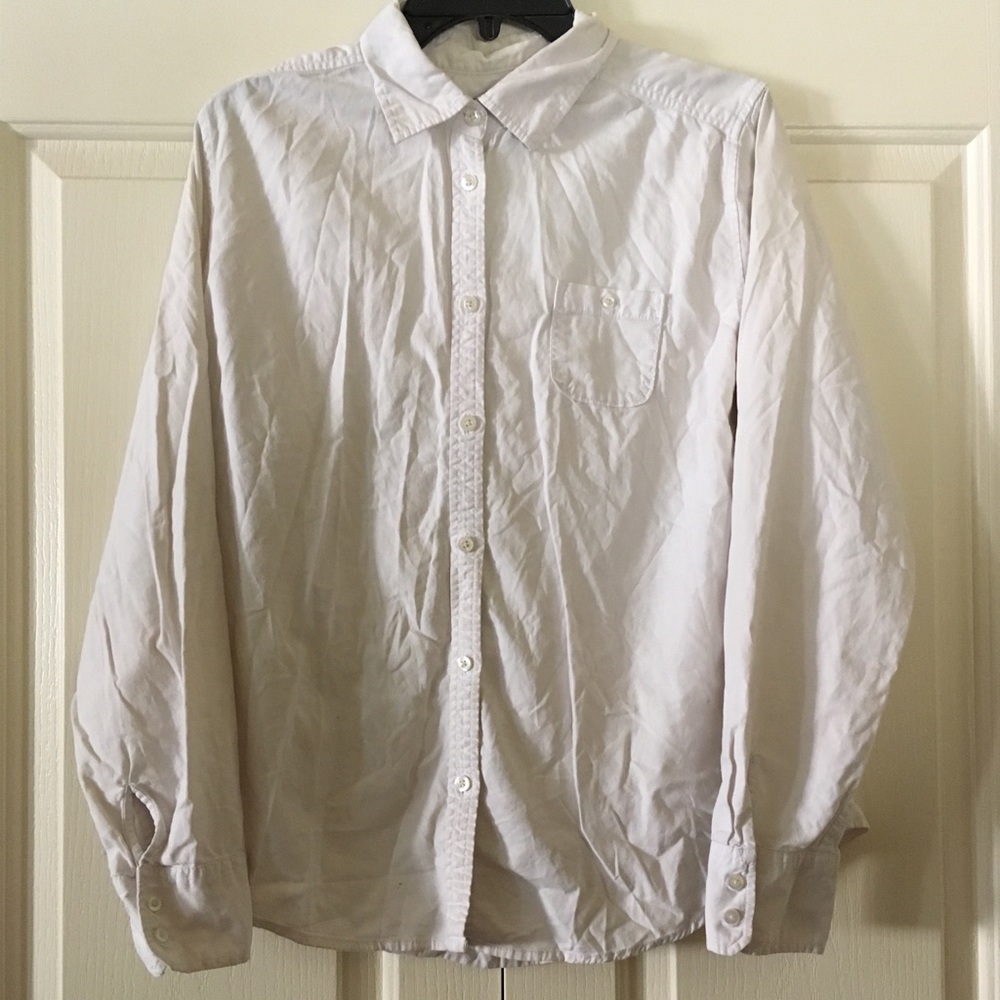 ✨SALE✨ AEO Favorite Cotton White Button Down Shirt